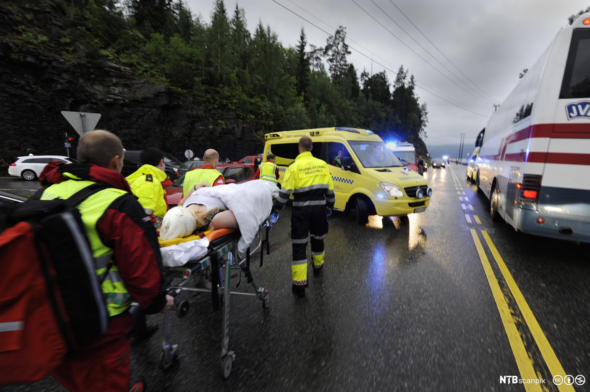 Ambulance in action - Echomedic security in practice